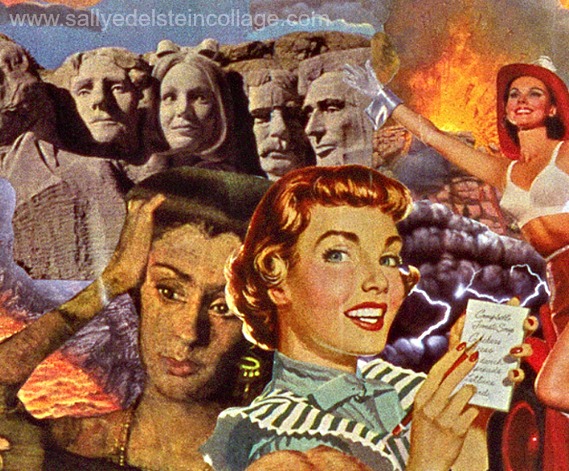art collage women appropriated images