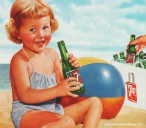 summer child beach 7 up ad