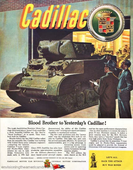 WWII Cadillac Ad 1944