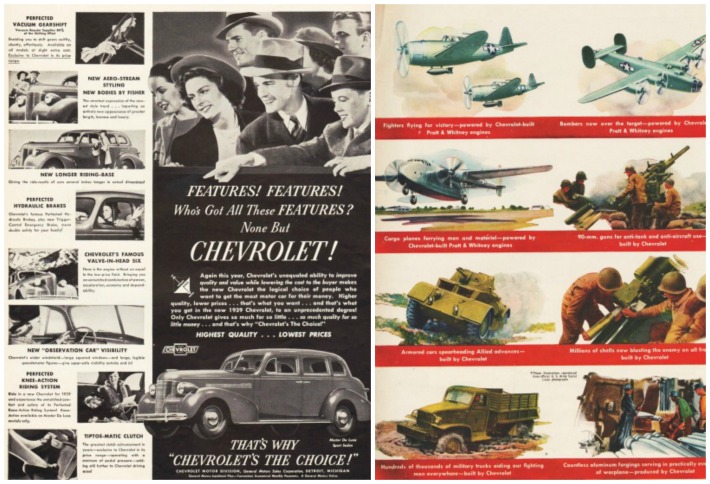 WWII Chevrolet ad