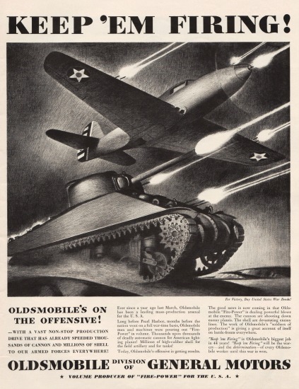 WWII Oldsmobile ad