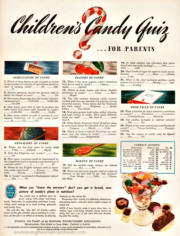 Candy Quiz children 45 
