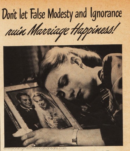 photo of vintage woman crying over wedding picture