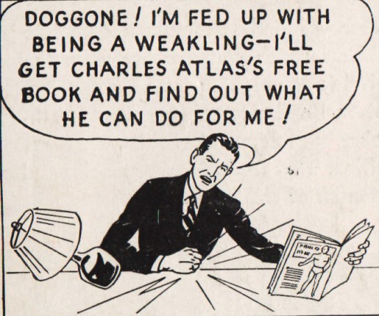 Cartoon- Charles Atlas Ad 1947