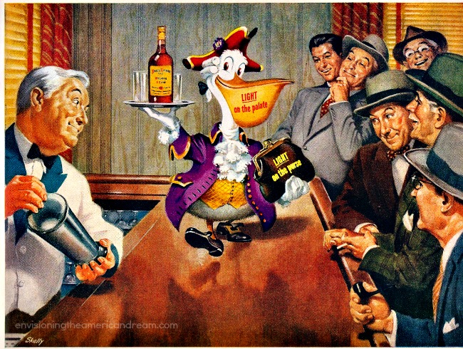 vintage illustration men at bar