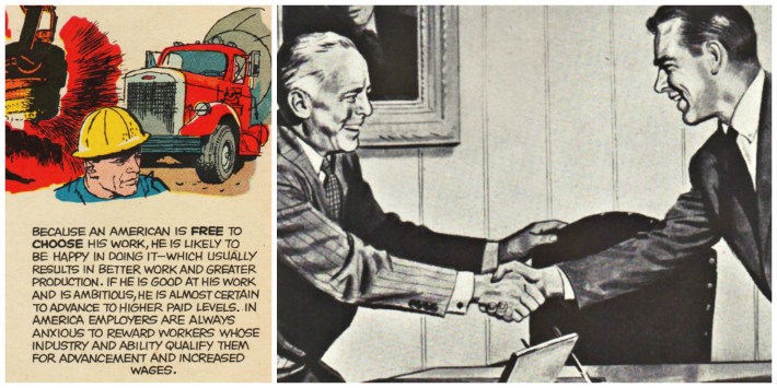 vintage illustrations workers