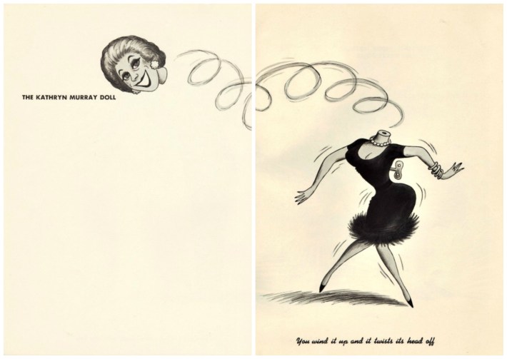 Kennedy Doll Kathryn Graham cartoon 1962