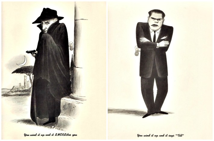 Kennedy Dolls Ian  Fleming Jimmy Hoffa cartoons 1962