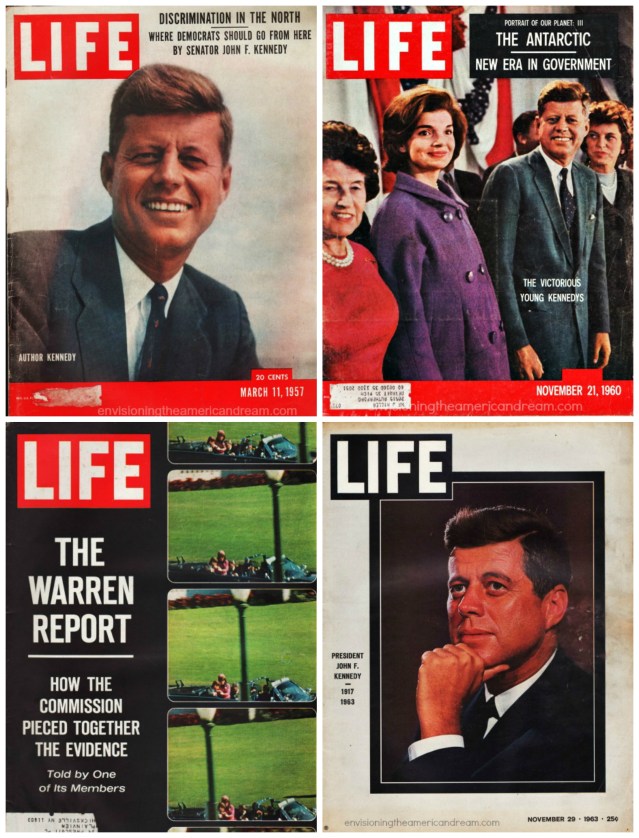 Vintage Life Magazine Covers John Kennedy