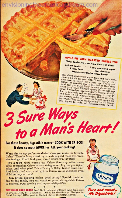 Vintage Crisco ad 1943