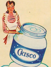 cricso ad 1948 housewife can crisco