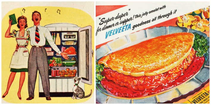 vintage ads food WWII 
