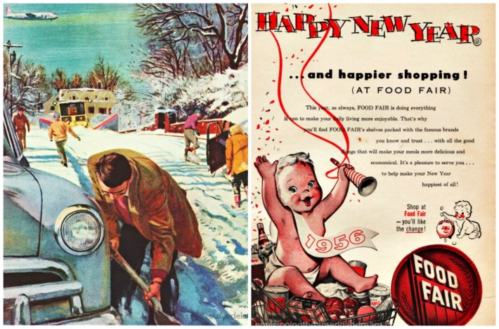 New year Snow storm 1956