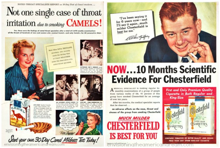 Vintage Chesterfield Cigarette Ads 1950s Arthur Godfrey 