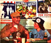WWII food Nutrition war plant