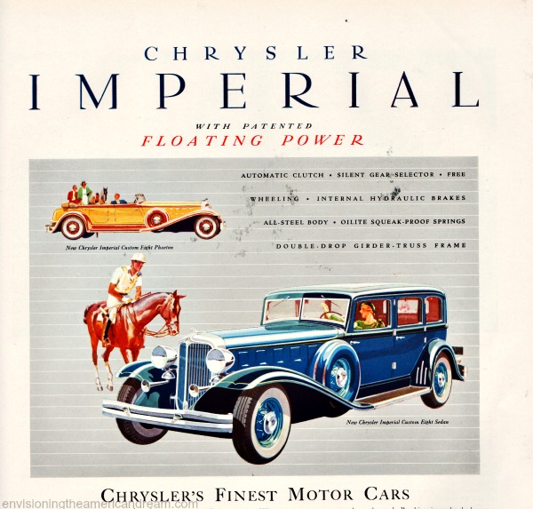 Vintage Chrysler Imperial advertisement 1930