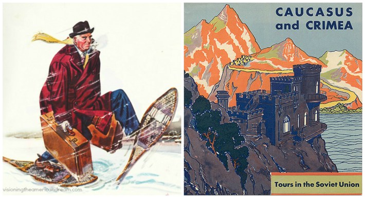 travel poster vintage soviet union