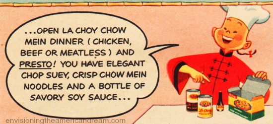 vintage illustration chinese chef