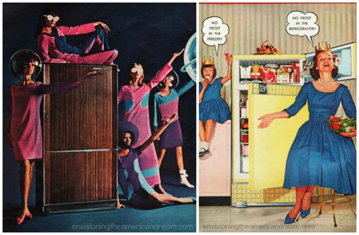 Kitchen Frigidaire Ads housewifes 1960-69