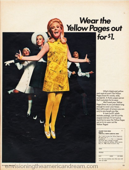 1960s fashions paper dress 