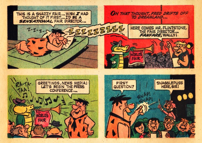 Worlds Fair 64 Flinstones comics 