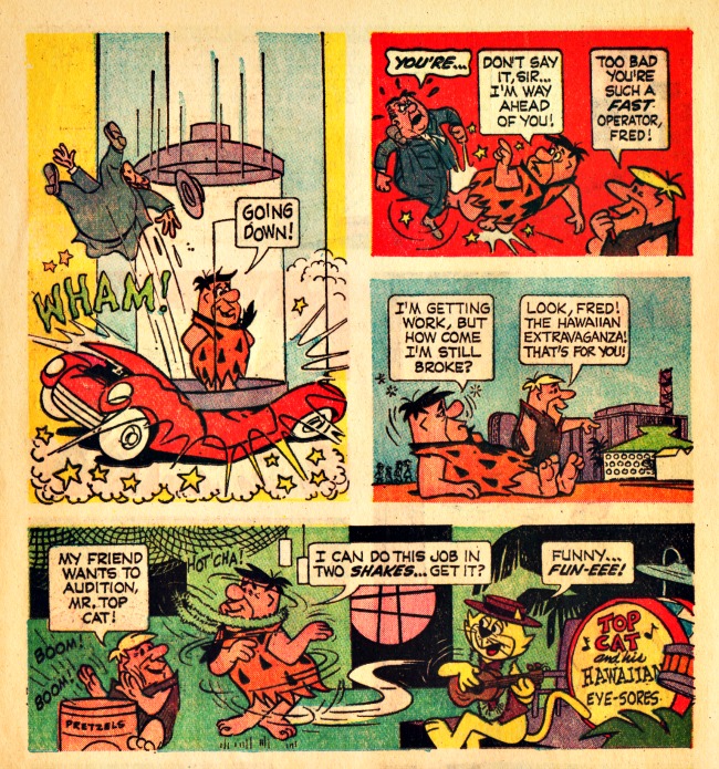 Worlds Fair 64 Flintstones Hawaii Top cartoon