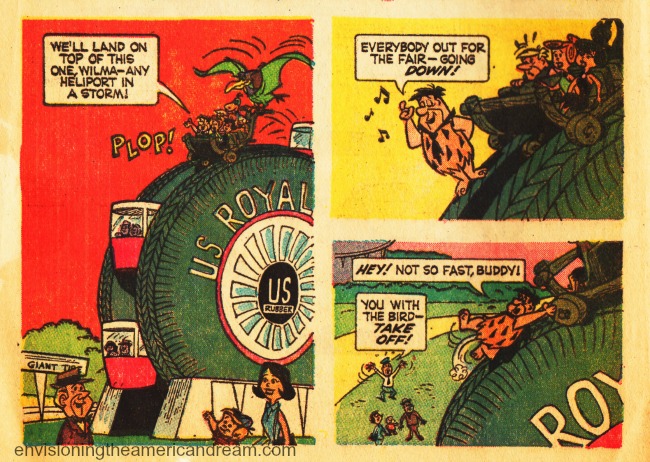 Worlds Fair 64 Flinstones comics US Royal Tire 