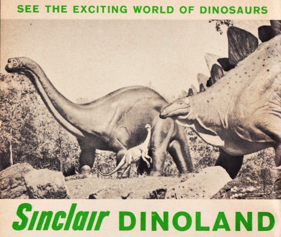 Sinclair Dinoland Ad NY Worlds fair 1964