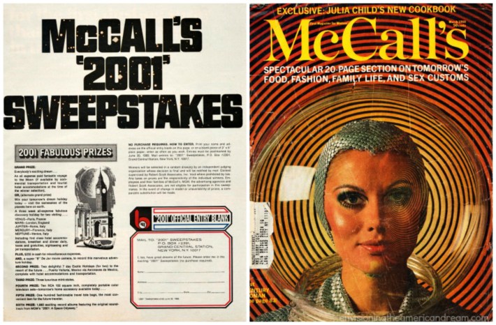 Space 2001 McCalls Sweepstakes