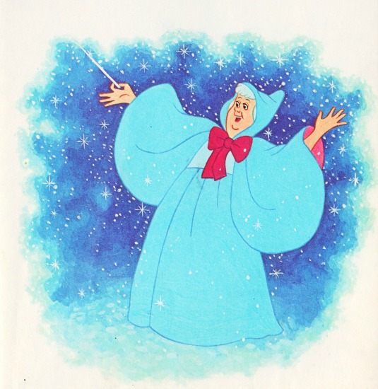 cinderella fairy godmother illustration 