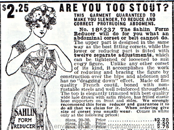 vintage illustration lingerie corsets 1908 