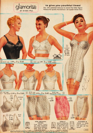 vintage lingerie girdles bras 