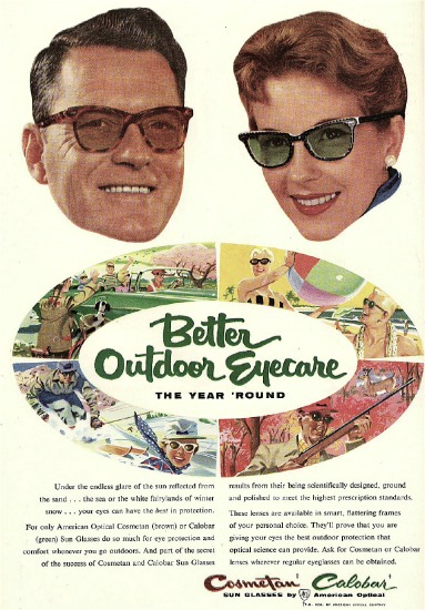 vintage sunglasses ad