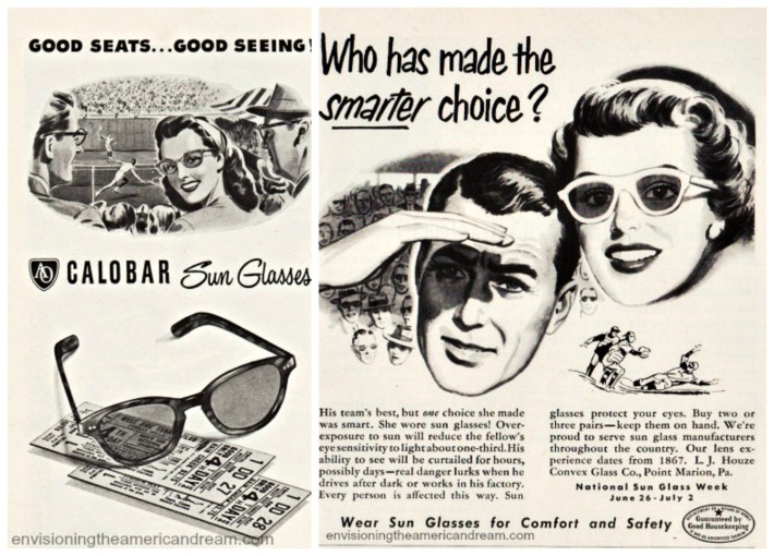 vintage sunglasses ads