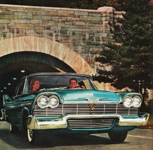 vintage car ad plymouth foward 57 