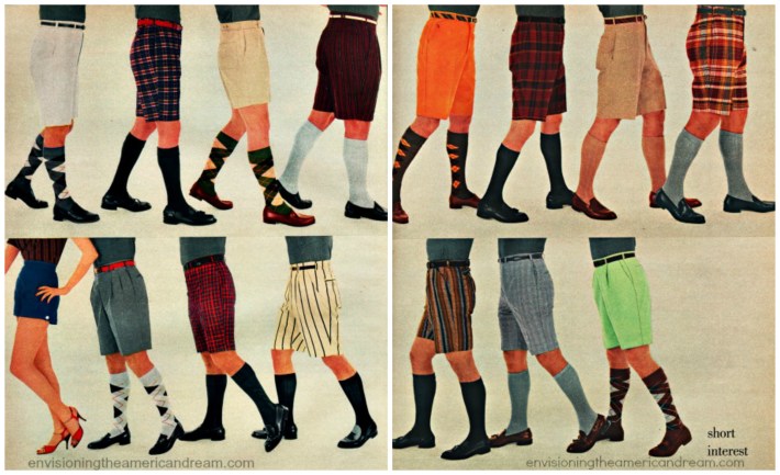 Vintage mens Bermuda shorts 1956 Mens bermuda shorts 1950s