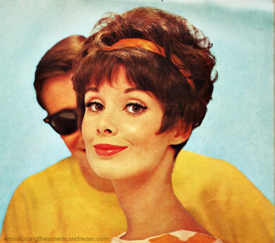 A carefree wash n wear world vintage 1960 photo woman and man