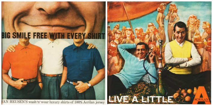 Vintage Acrilan Ads Mens sports shirts 1956 vintage mens fashions Acrilan short shirt Ads 1956