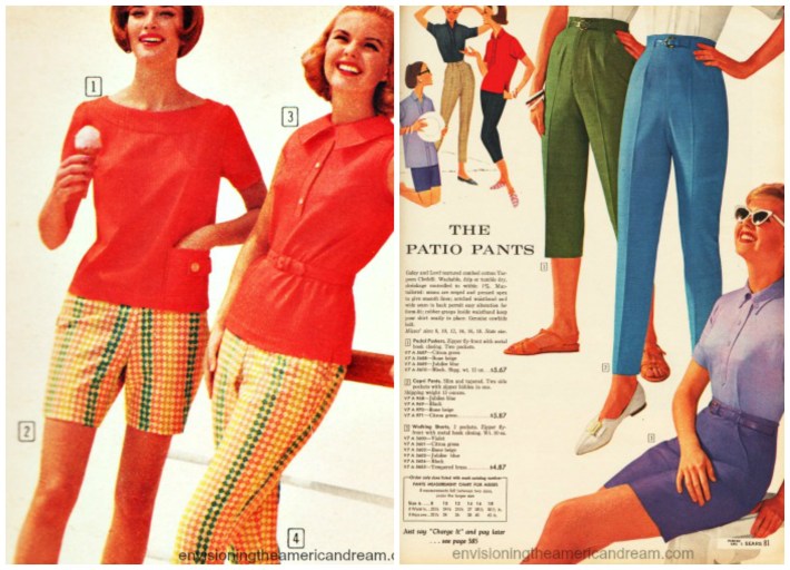 Vintage womens fashion catalog ads Sears 1961 Vintage womens summer fashion catalog ads Sears 1961
