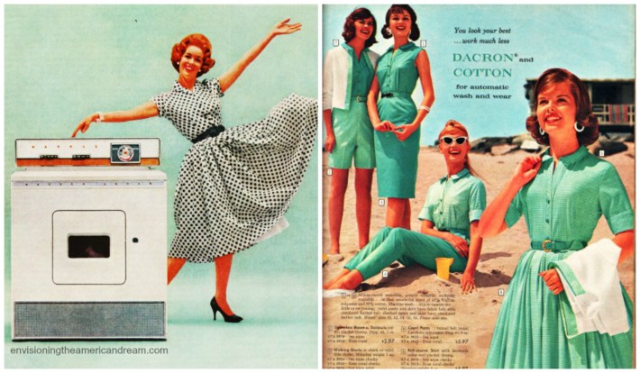 More time to Play in Polyester vintage ads washing machne and womens fashion