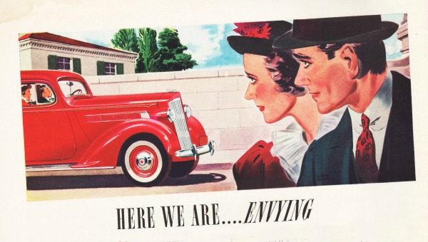 vintage 1937 car Packard ad