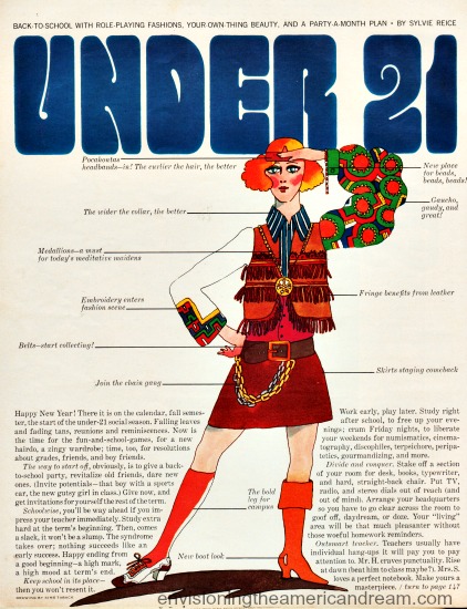 Illustration fashion 1968