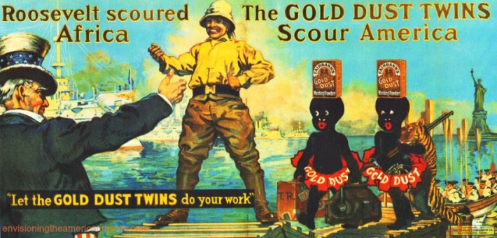 Teddy Roosevelt_Gold Dust Twins vintage ad