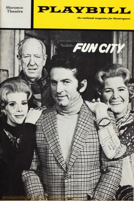 Broadway Playbill Joan Rivers Fun City 