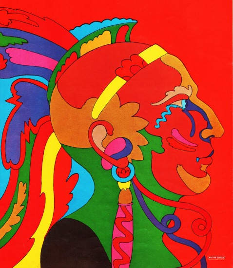 Indian Graphic  Milton Glaser 1967 