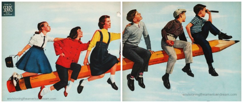 kids fashion back to school ad 1957