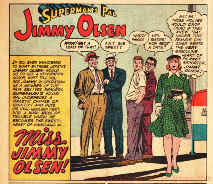intage comics Jimmy Olsen drag 