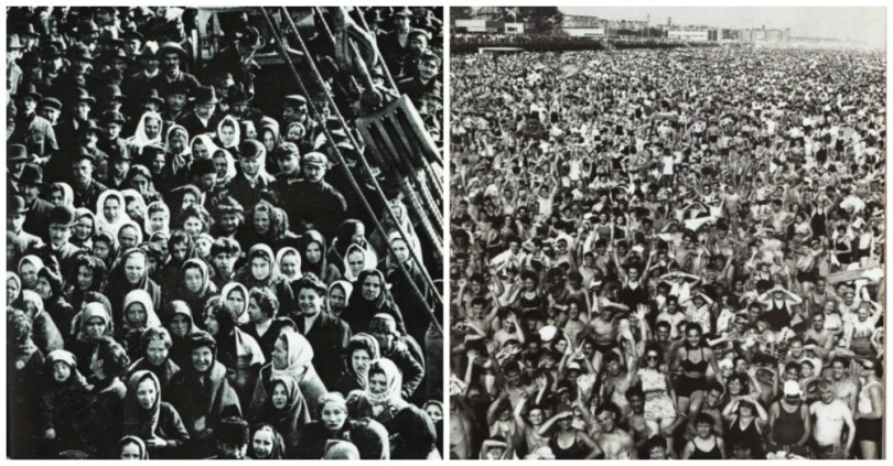 Health Polio immigrants crowds