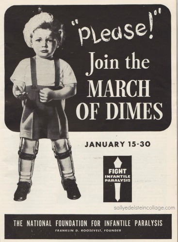 vintage poster March of Dimes