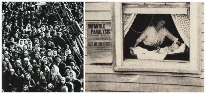 health polio quarantine 1916 and immigrants 
